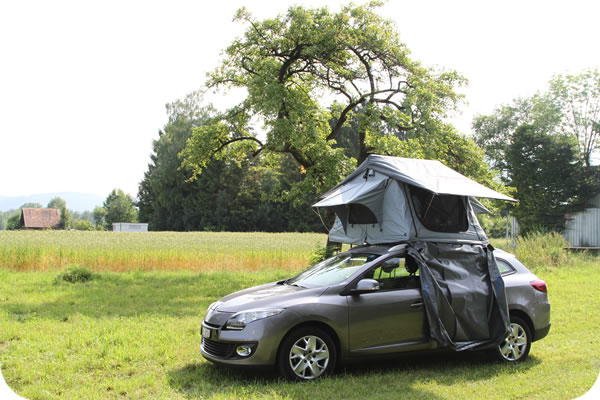 Sleeping in a rooftop tent is––sublime