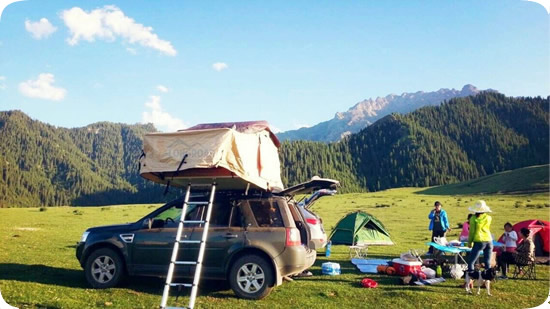 Longroad Roof Top Tent In XingJiang.