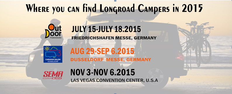 Where you can find Longroad Campers in 2015?